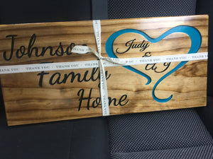 Personalized Signs - 12 x 24