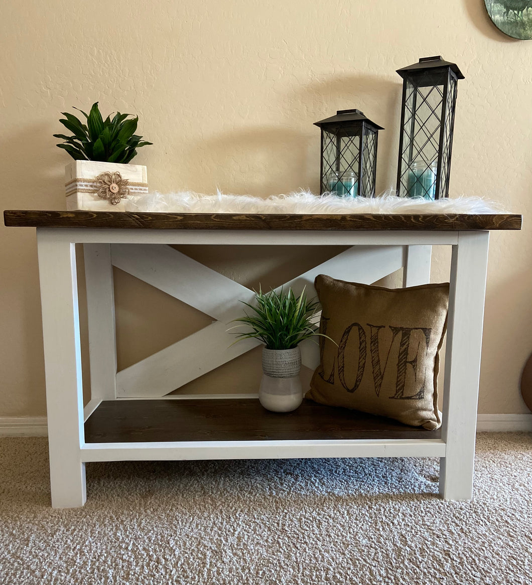 Farmhouse Sofa Table